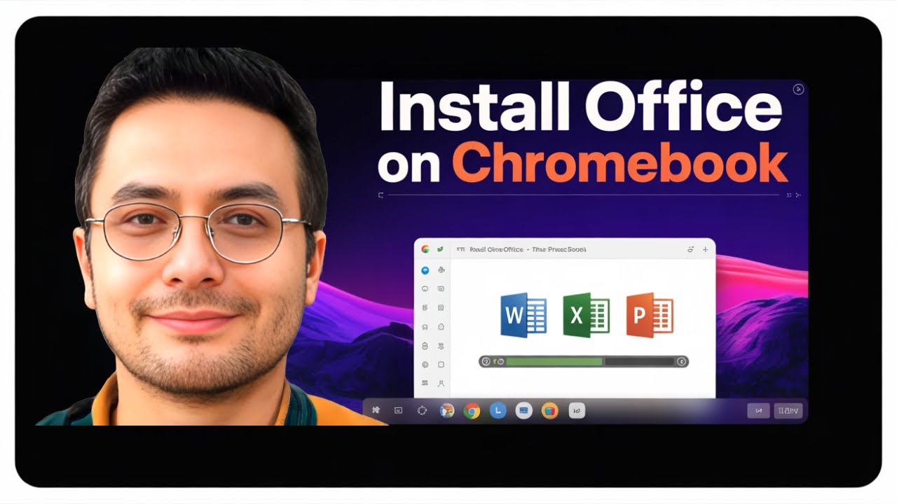 HOW TO INSTALL MICROSOFT OFFICE, EXCEL, POWERPOINT, WORD ON CHROMEBOOK - (2025)