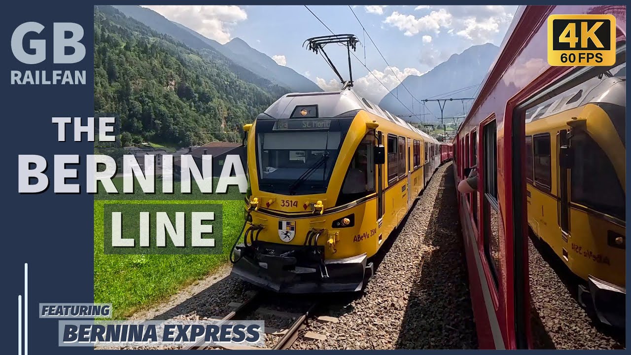 Chur to Poschiavo on the Bernina Line - Landwasser Viaduct & Alpine Scenery - 19/08/2025