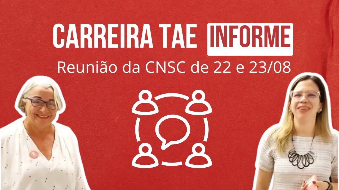 Comissão Nacional de Supervisão da Carreira dos TAEs se reuniu em Brasília-DF em 22 e 23/08/2024