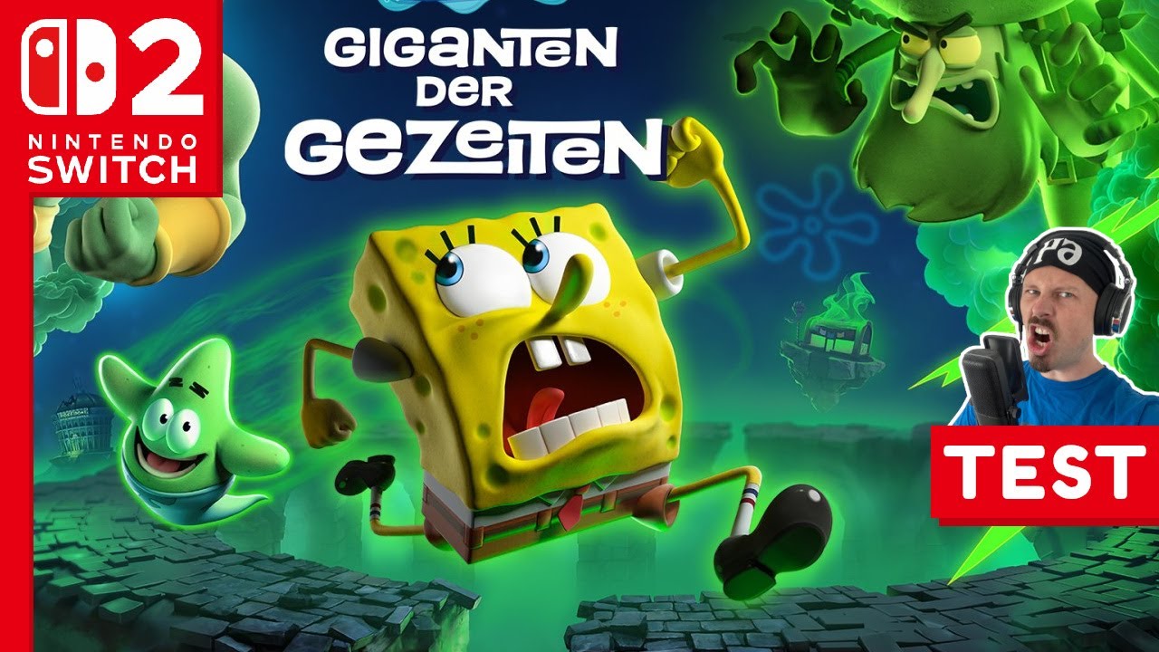 Wie gut ist Spongebob Schwammkop Giganten der Gezeiten auf der Nintendo Switch2 🔴LIVE Test