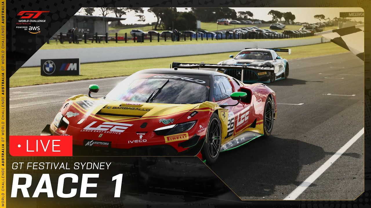 LIVE | Race 1 | GT Festival Sydney | 2025 GT World Challenge Australia