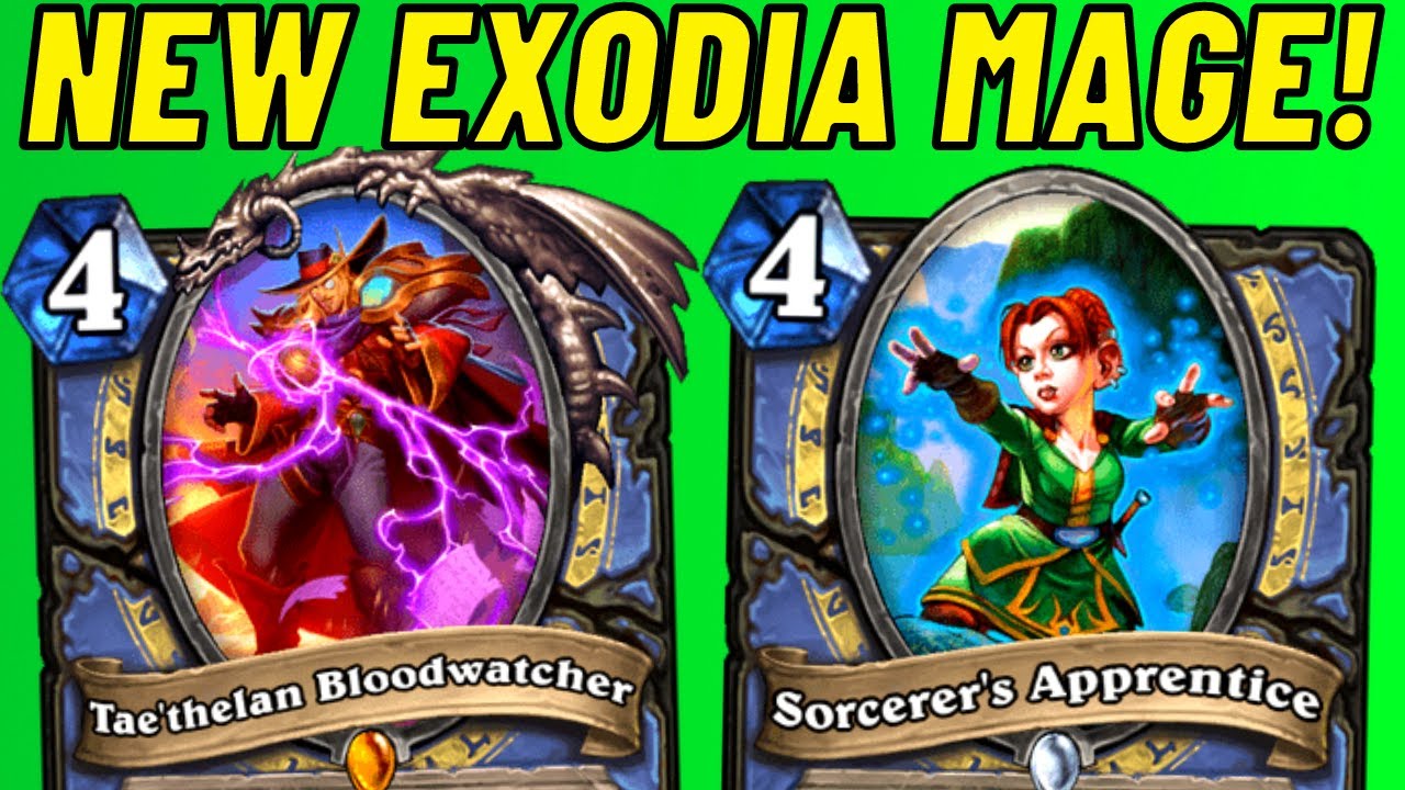 BREAKING the Rules of Hearthstone! Tae'thelan Bloodwatcher OTK!