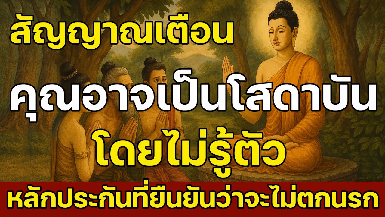 เช็คด่วน! สัญญาณเตือน คุณอาจเป็น 'โสดาบัน' ไปแล้ว โดยไม่รู้ตัว