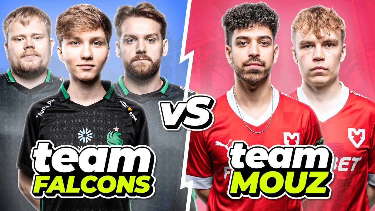 MOUZ vs FALCONS on FACEIT with Utility Guide, Multi POV and Voice Comms (Dust2)