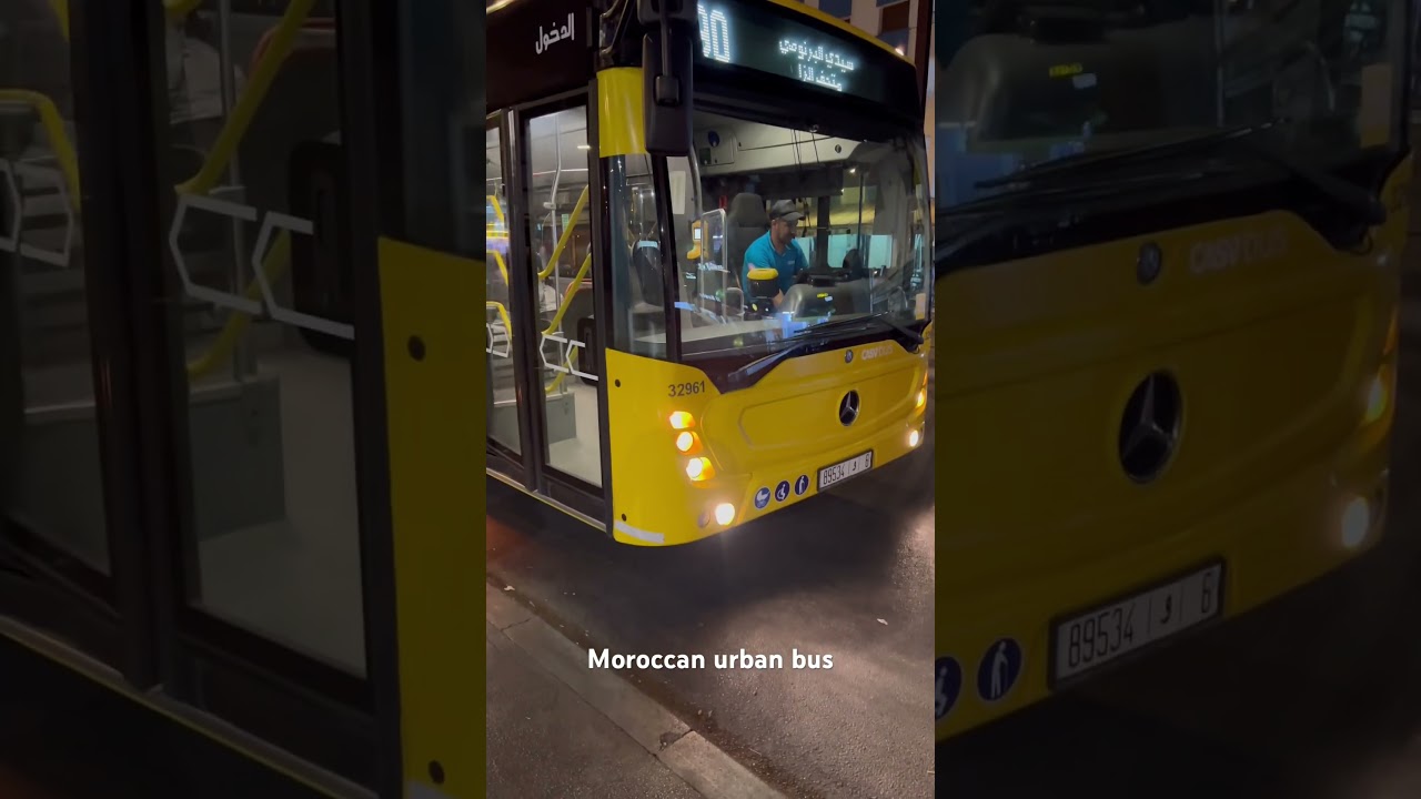 passage #bus #casablanca #mosqu&eacute;e #bernoussi #mercedes conecto LF (ligne 90) #morocco