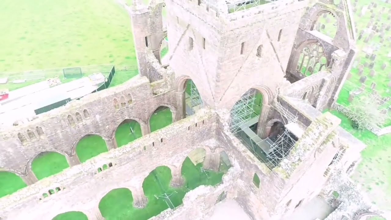 Sweetheart Abbey Drone Flight