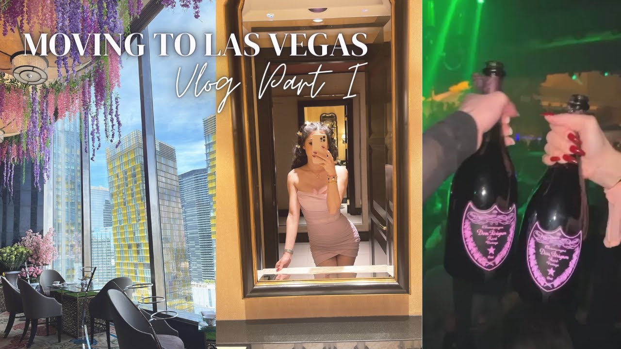Moving to Las Vegas Vlog | Encore Parlor Suite, EDC Week, Waldorf Tea Lounge, Aritzia