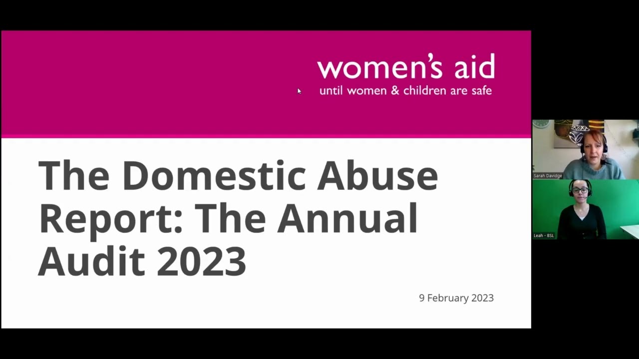 The Domestic Abuse Report: Annual Audit 2023 Webinar