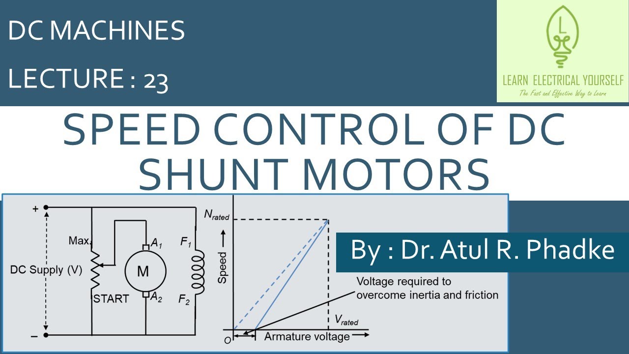 Speed Control of DC Shunt Motors (23)