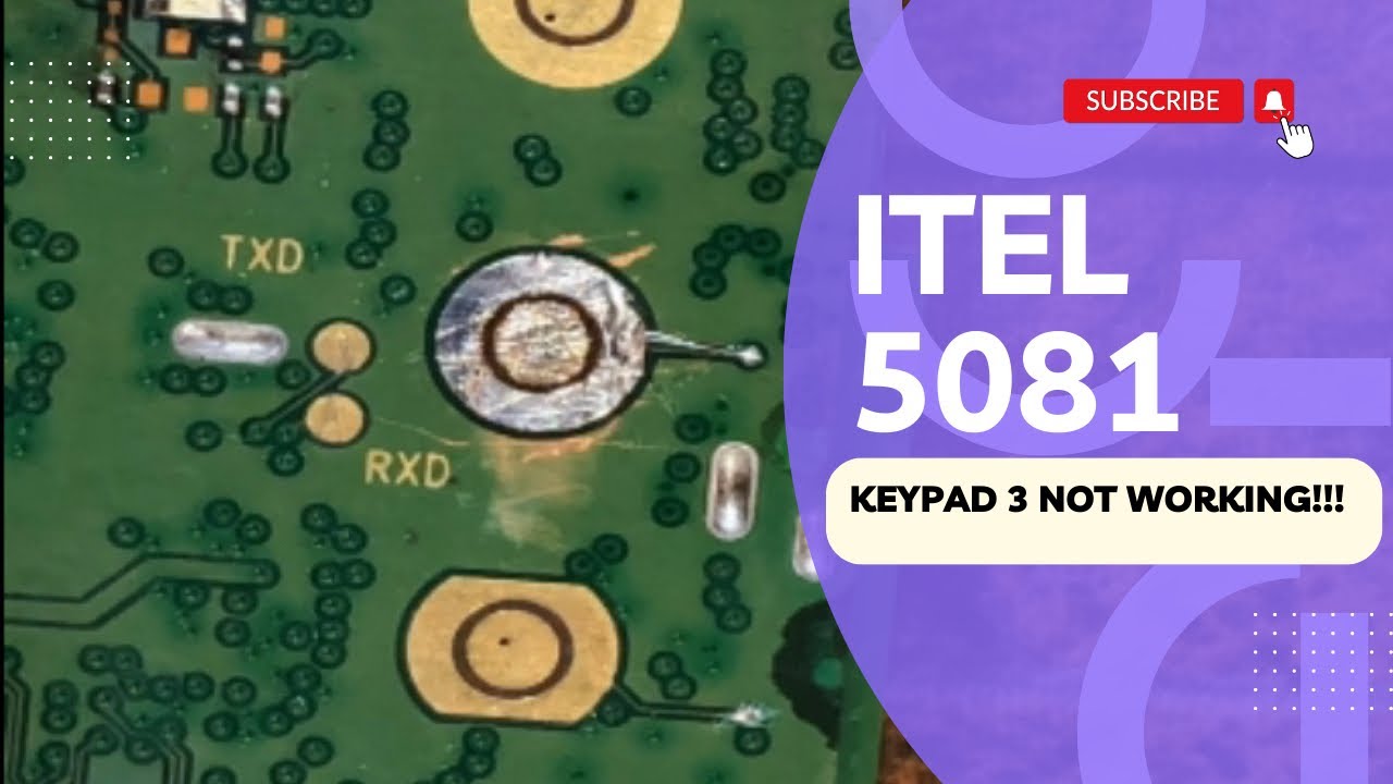 Клавиатура ITel 5081 не работает