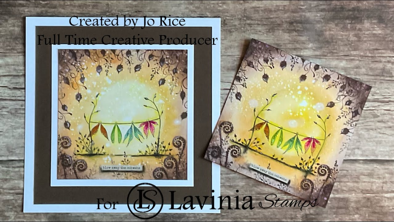 «Замечательные мокрые крылья» Джо Райса #laviniastamps #cardmakingvideo