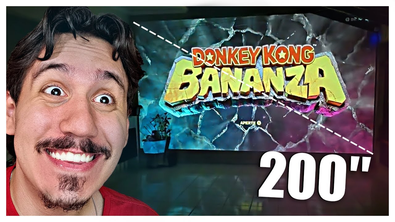 Joguei Nintendo Switch 2 em uma tela GIGANTE! 😱