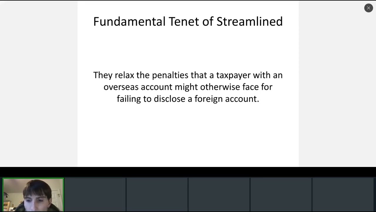 IRS Streamlined Procedures & The Non-willful Certification