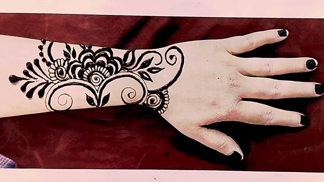 Easy Mehendi Design | Simple & Beautiful Mehndi for Beginners💖