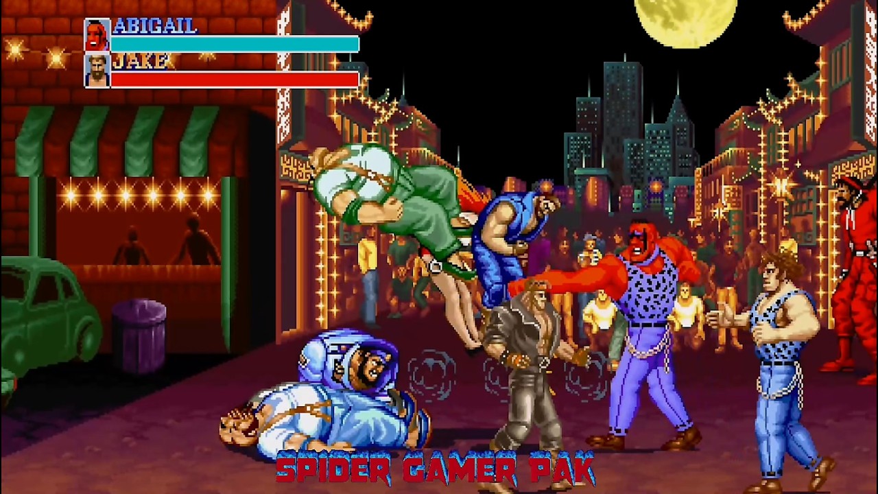 Final Fight All Bosses Edition Third Stage Playing Playing As Abigail