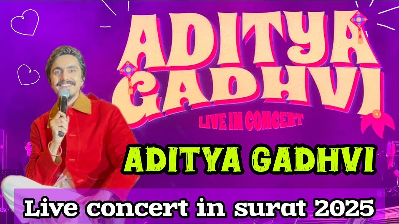 Aaditya Gadhvi live concert in surat 2025 | Surat Aditya gadhvi live concert 2025 | Aditya gadhvi