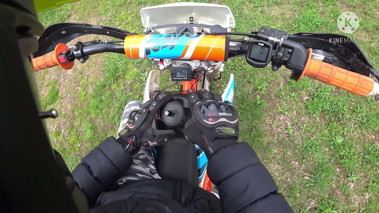 Покатушка на карьер часть 1 на Питбайке KAYO BASIC YX125 17/14 KRZ