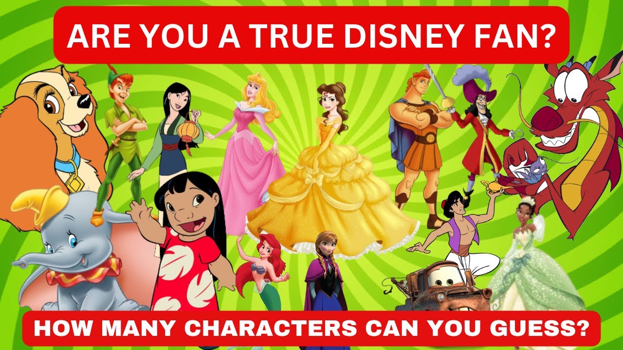 Test Your Disney Knowledge with 50 Magical Characters!