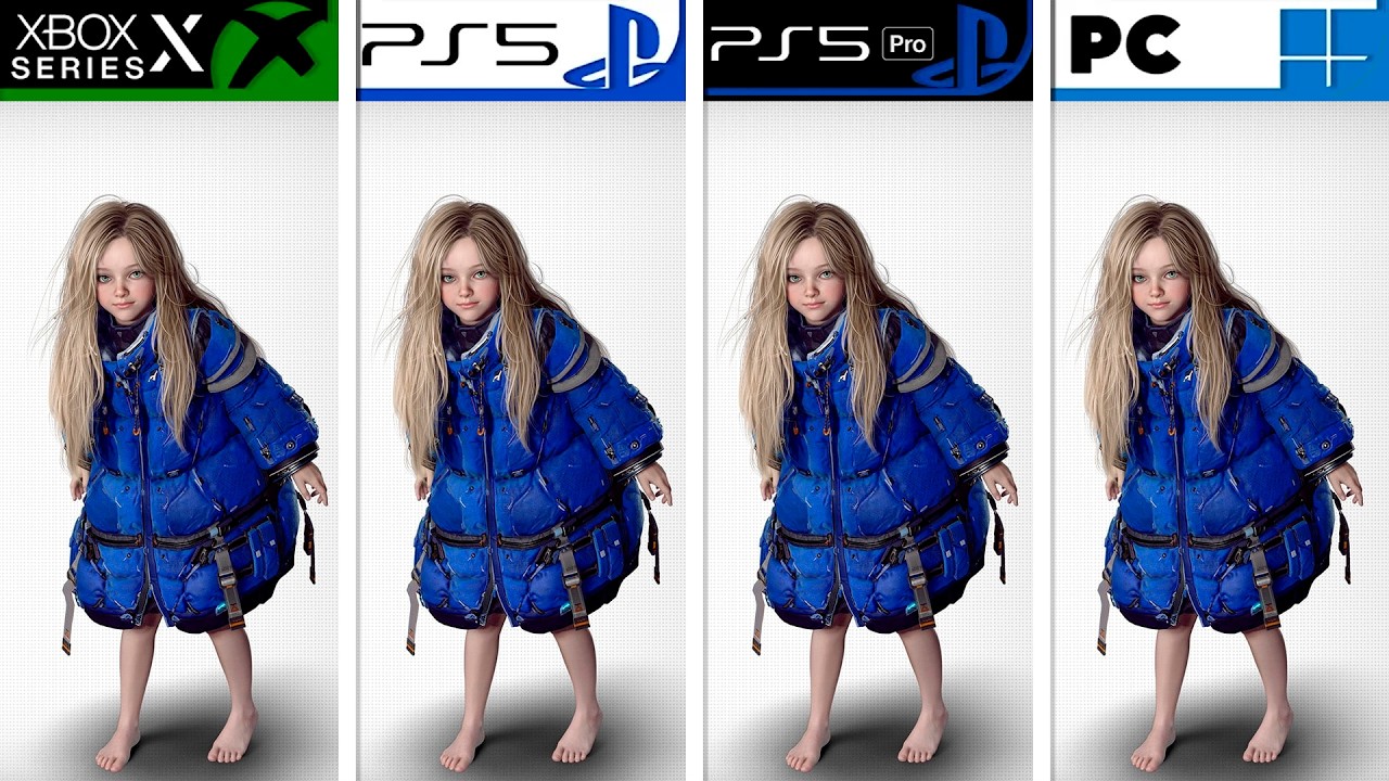 Pragmata | PS5 - PS5 Pro - Xbox Series X - PC | Graphics Comparison