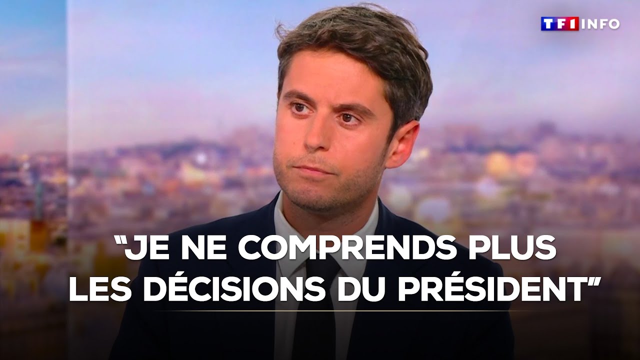 Démission de Sébastien Lecornu, crise politique, dissolution... Gabriel Attal invité du JT｜TF1 INFO