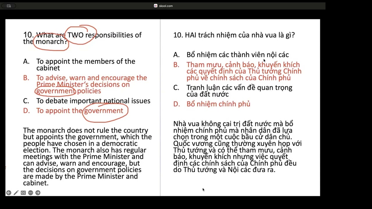 Life in UK Exam 17