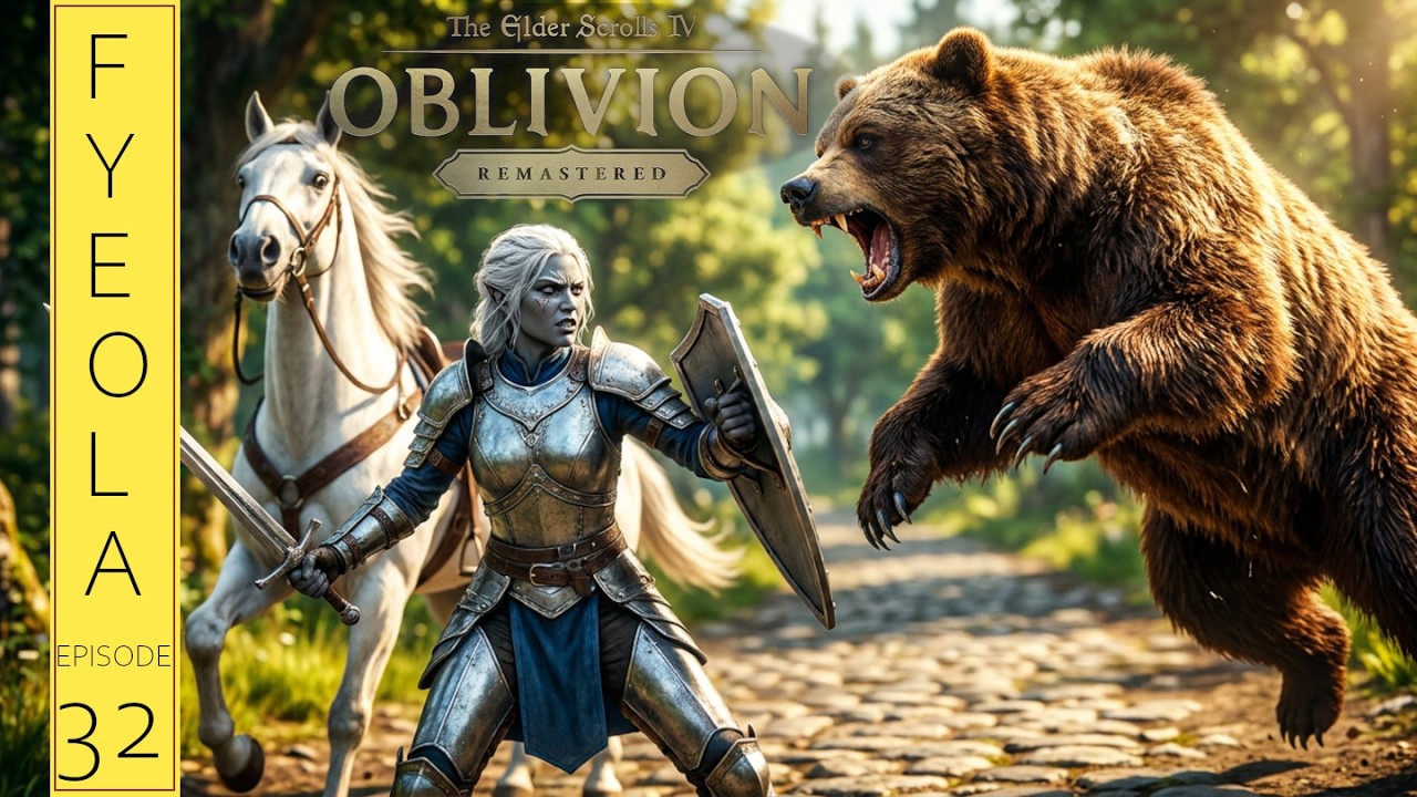 Oblivion Remastered 032 - Fighting Way Home (Immersive, Blind, Casual)