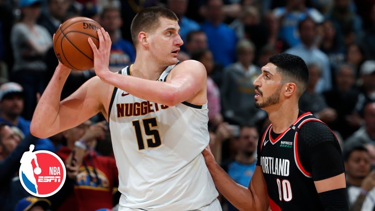Nikola Jokic drops 37 points | Nuggets vs. Blazers Game 1 | 2019 NBA Playoff Highlights