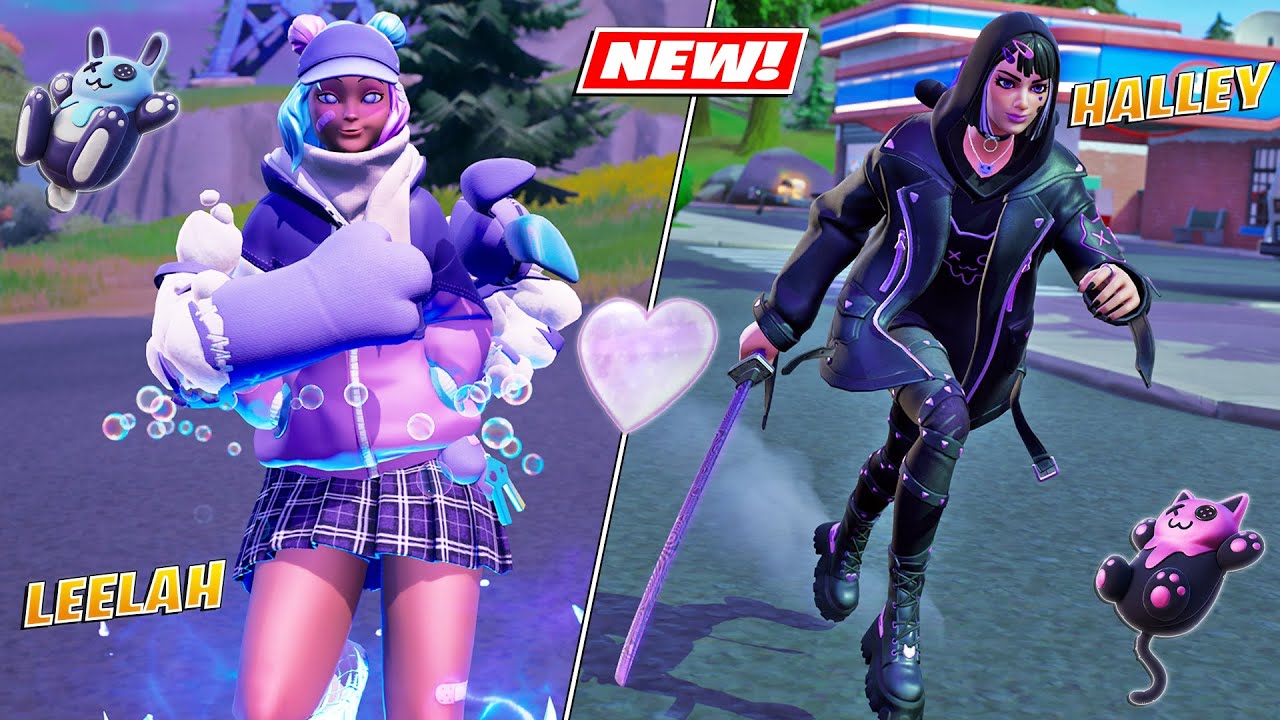 International Women's Day Best Friends Bundle (Leelah & Halley Skin) Gameplay & Item Shop! Fortnite
