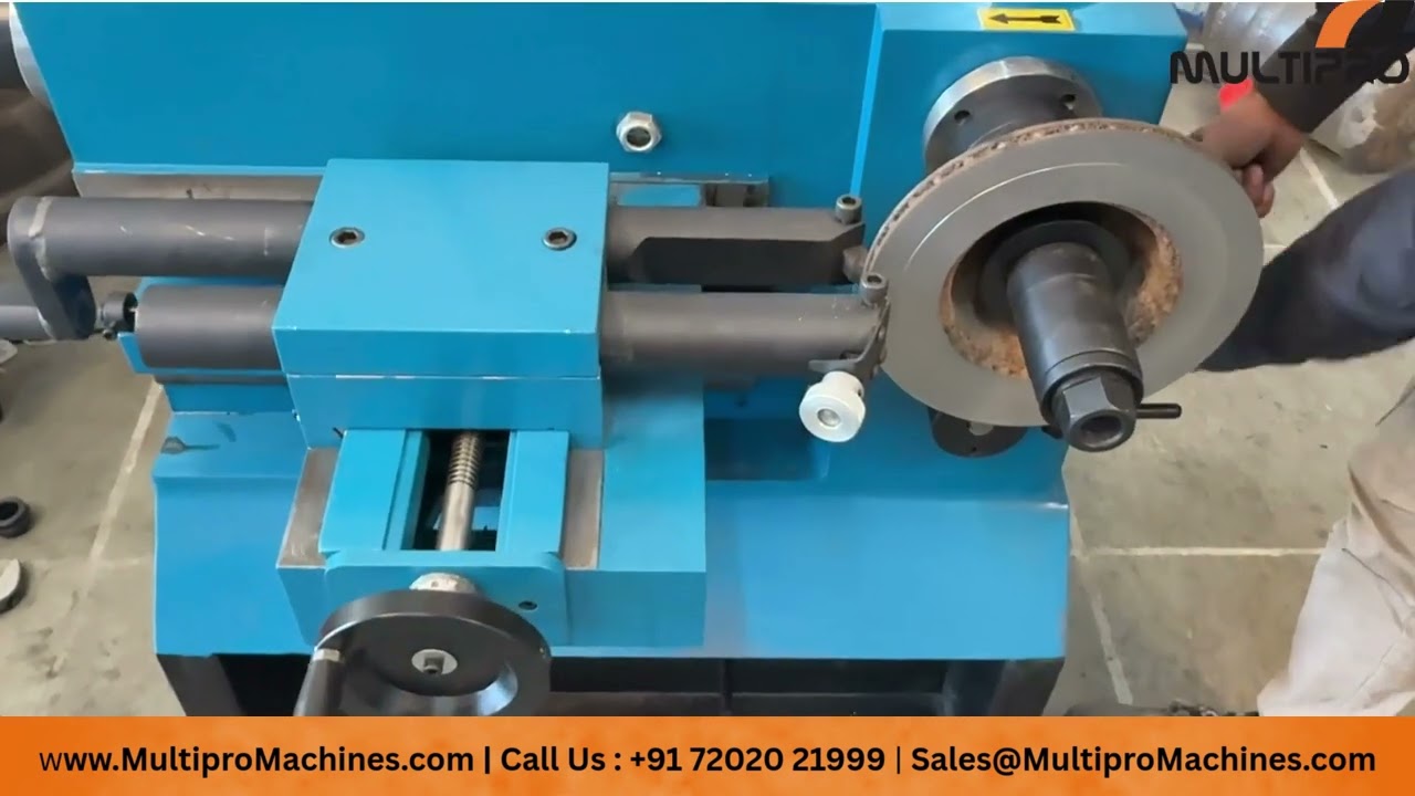 Brake Disc & Drum Lathe Machine with QuickShift | Rotor Turning & Drum Resurfacing Machine