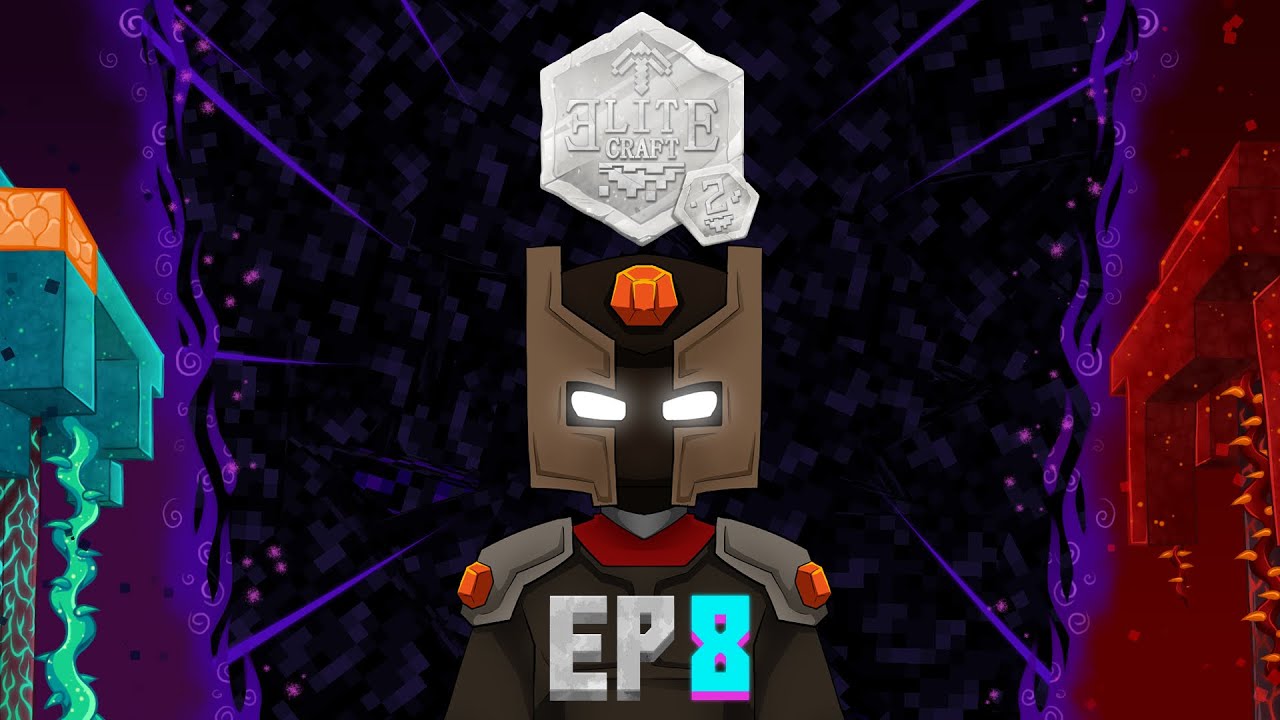 EliteCraft Ep8, Granja de obsidiana automática con Farfadox
