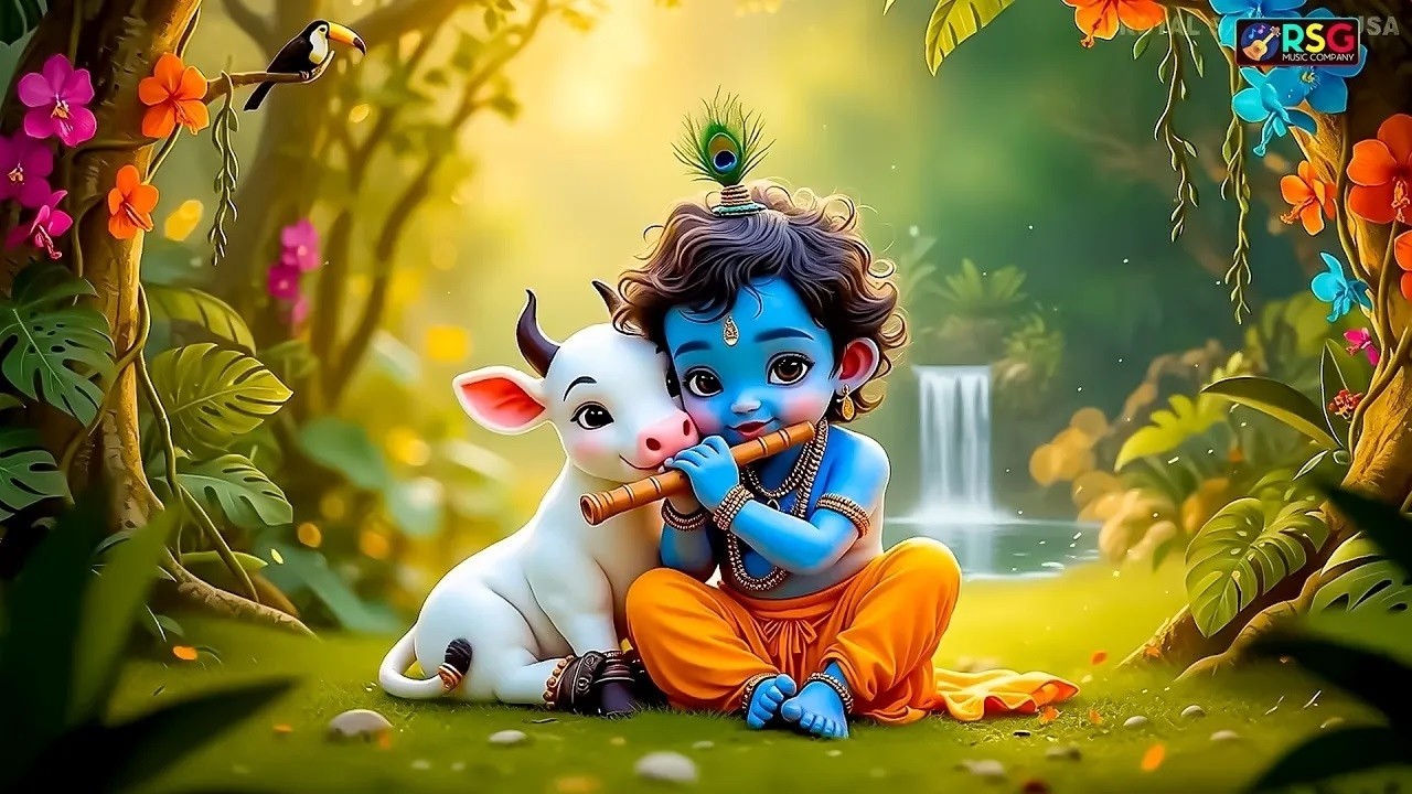 Choti Choti Gaiya, Chote Chote Gwal | छोटी छोटी गैया | #Little Krishna Bhajan - Krishna Bal Leela