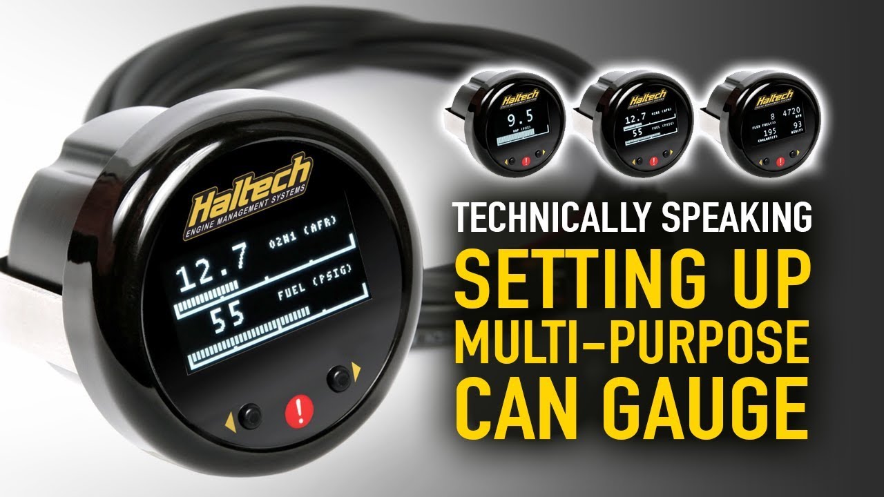 💬 How To Set Up Haltech Multi-Function CAN Gauge - Technically Speaking