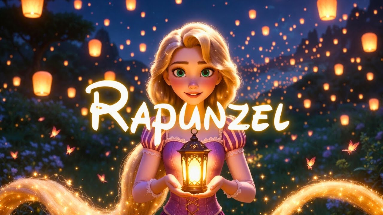 Tangled Bedtime Story 🌸 | Rapunzel Magical Fairy Tale for Kids | Sleep Story