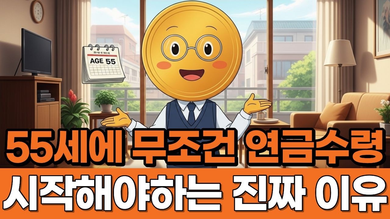 2026년 55세에 무조건 연금수령 조기수령 시작해야하는 진짜이유