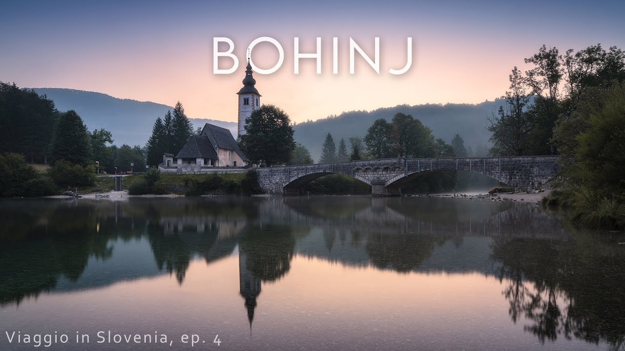 Nebbia IMPREVEDIBILE! Alba minimal al Lago di BOHINJ in SLOVENIA | Vlog fotografia paesaggio