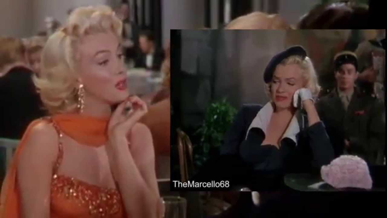 MARILYN MONROE - Gentlemen prefer Blondes - The Movie scene - When Love goes Wrong (High Quality)