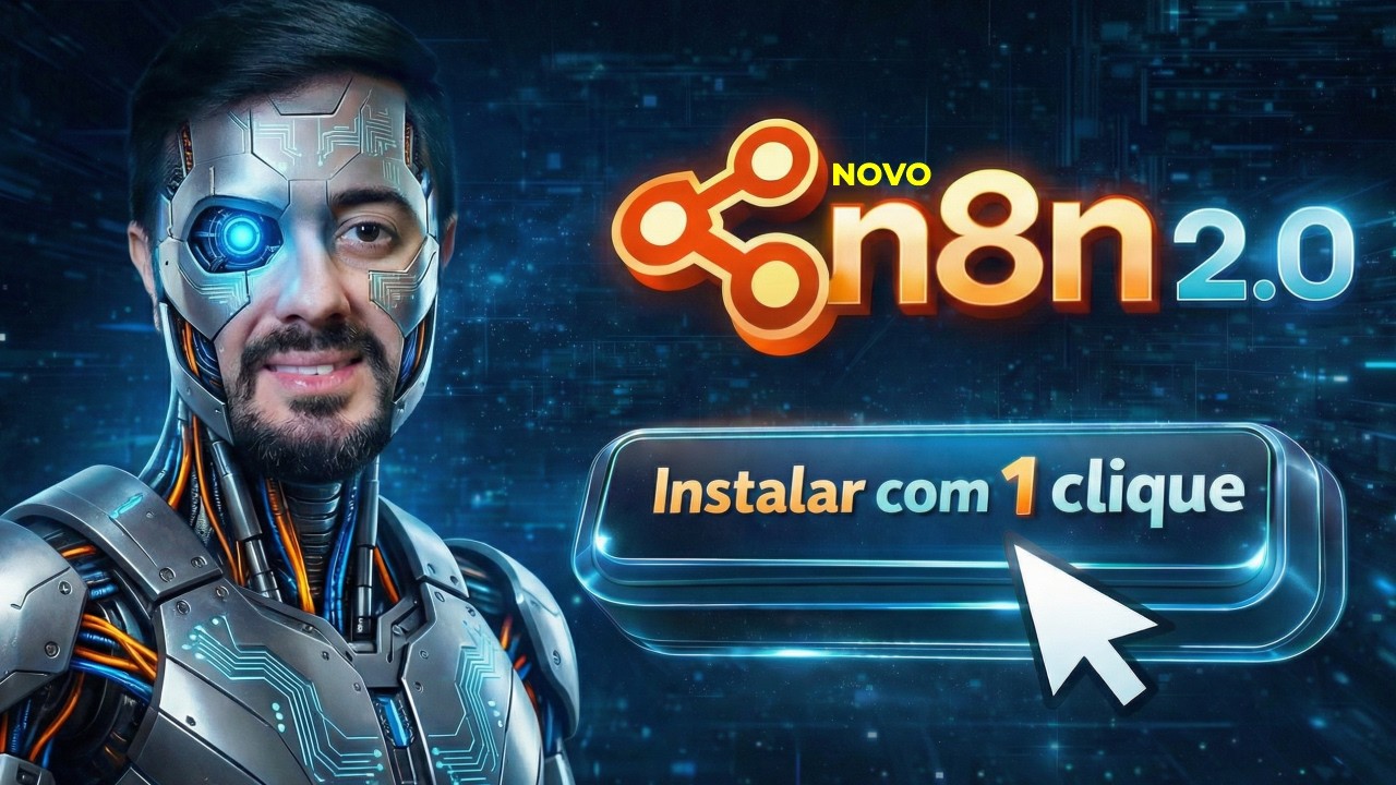 COMO INSTALAR E CONFIGURAR O NOVO N8N 2.0 COM 1 CLIQUE (Novidades e Comparação)