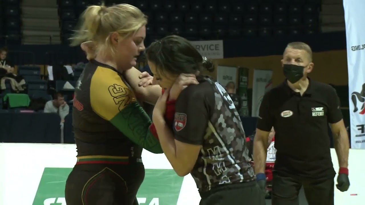 Big Women Grappling Struggle BJJ Match - Lithuania