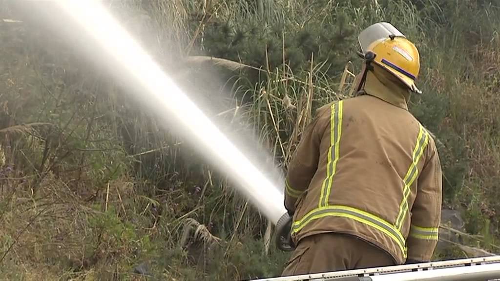 Bush fire threatens houses in Auckland
