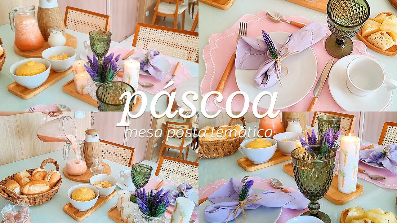 MESA POSTA PÁSCOA | Café da manhã especial