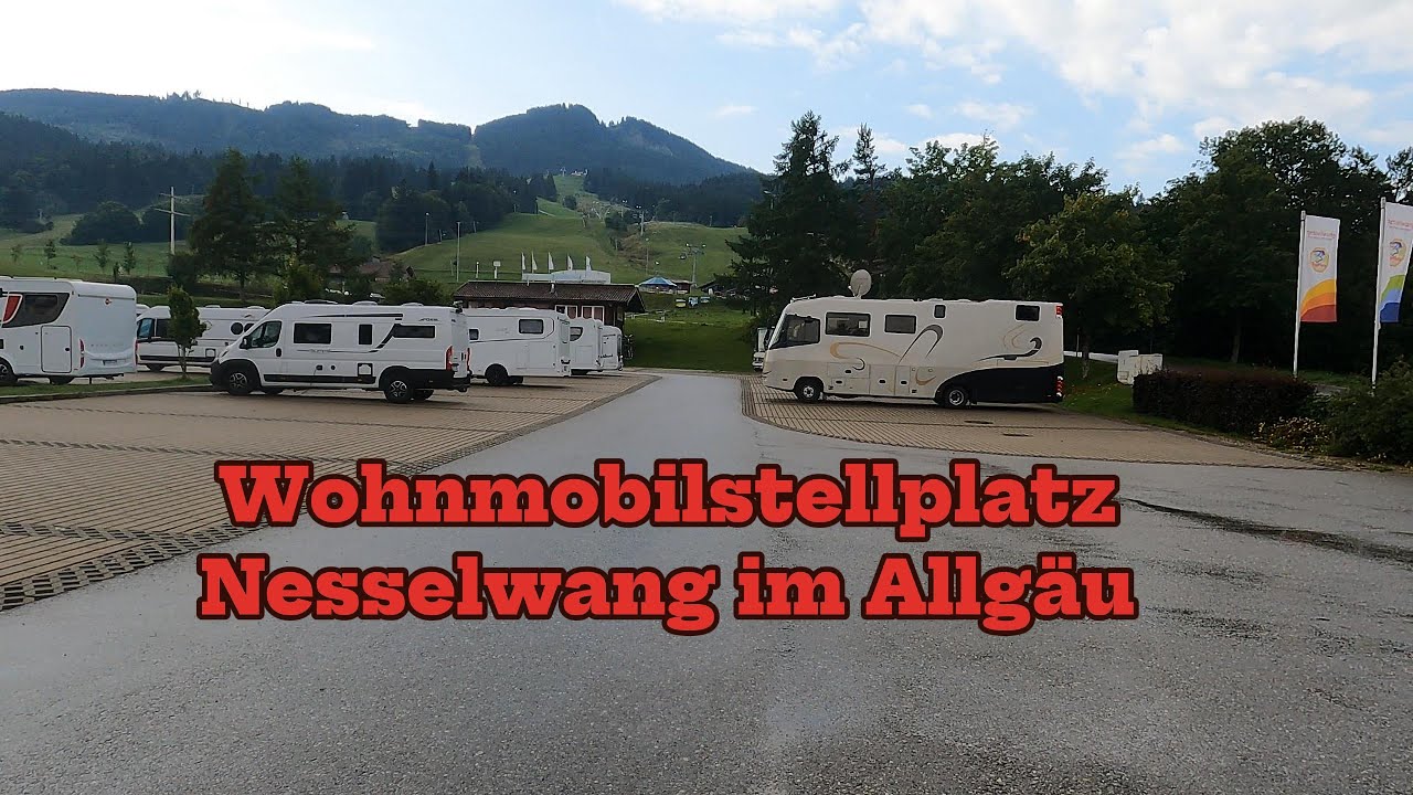 Wohnmobilstellplatz Nesselwang im Allgäu / Bayern