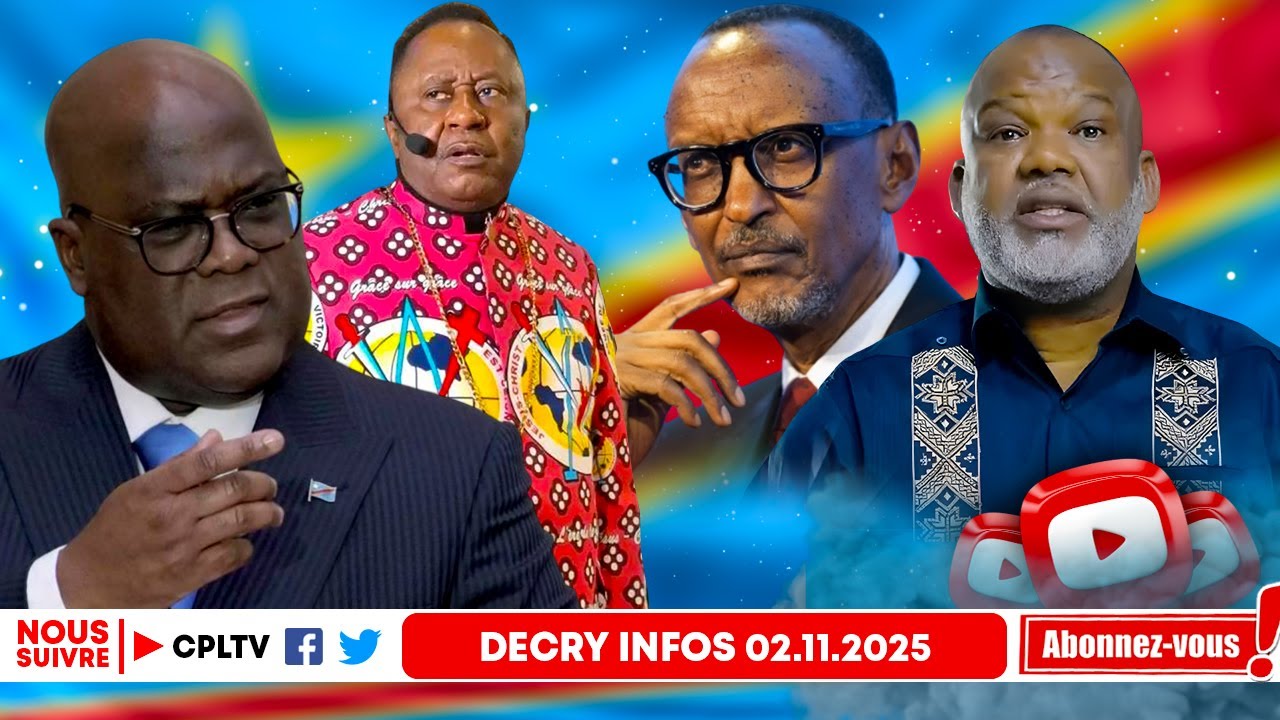DECRY INFOS 2.11.25,EST? FATSHI DERAPE,KAGAME CORRIGE, NANGA OBSERVE. KUTINO F. DETRAQUE ET REVELE