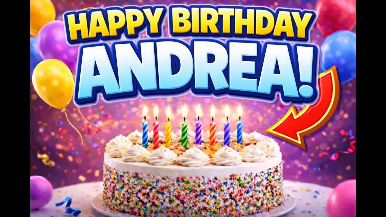 Happy Birthday Andrea 🎂 | Birthday Song for Andrea
