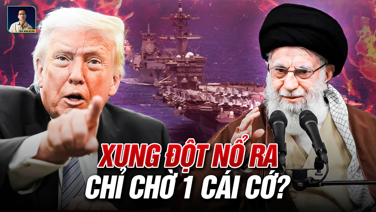 MỸ BẮN HẠ UAV IRAN TRƯỚC MŨI TÀU SÂN BAY, TRUNG ĐÔNG ĐỨNG TRƯỚC NGUY CƠ NỔ LỚN!