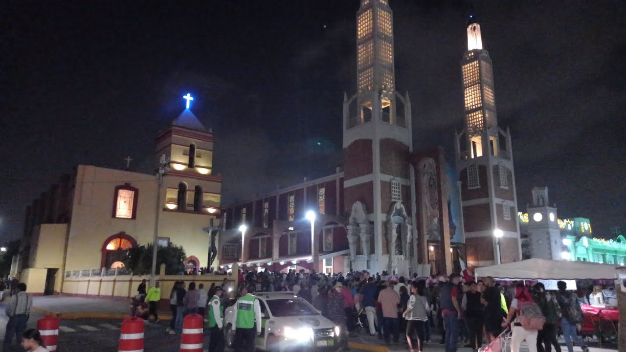 Procesión Solemnemente En Honor A Santa María De Guadalupe Nuevo León Diciembre 2022.