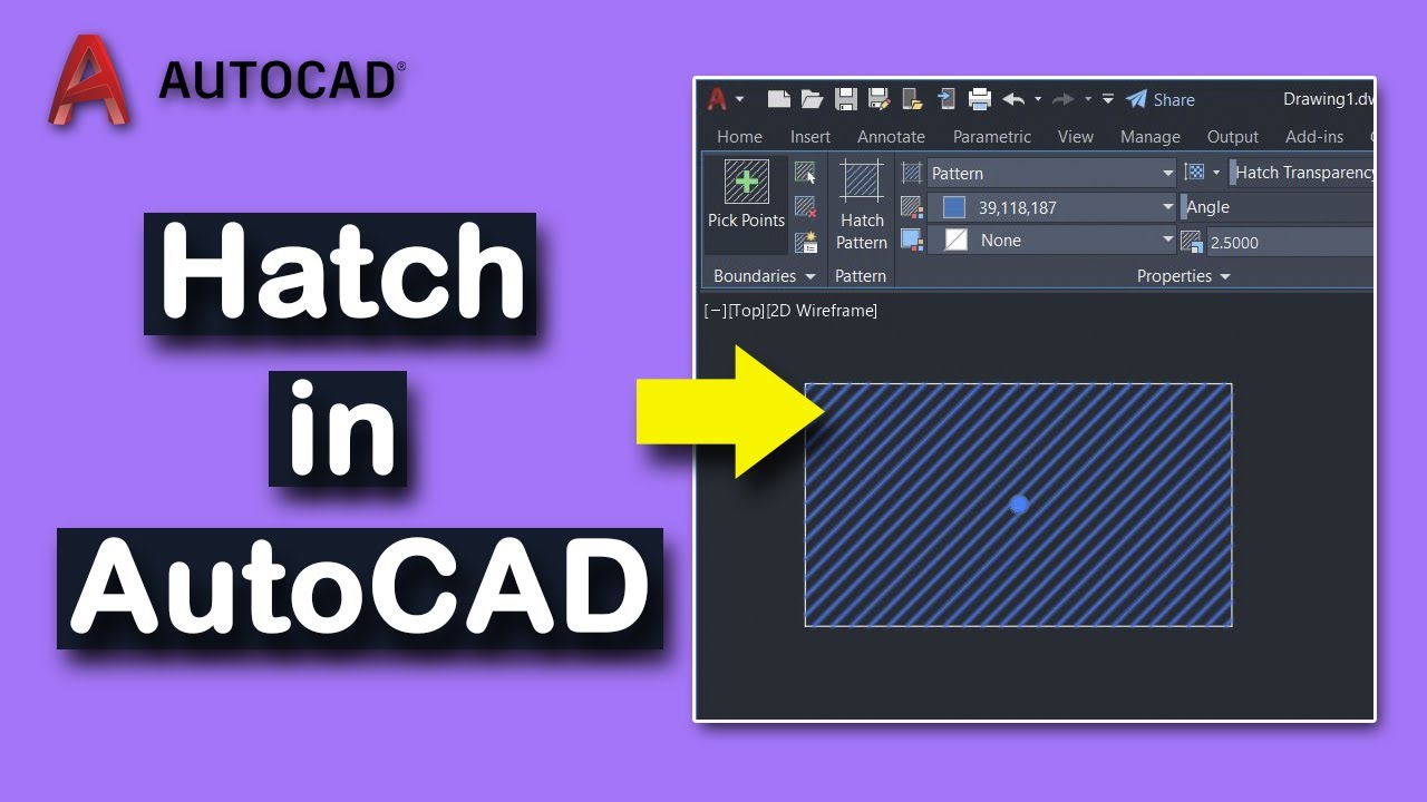 Как использовать команду «Штриховка» в AutoCAD 2022