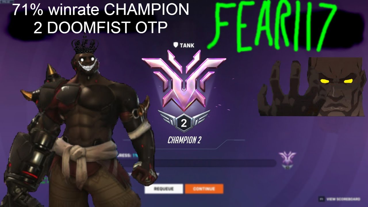 Upcoming best DOOMFIST OTP in the world FEAR117.