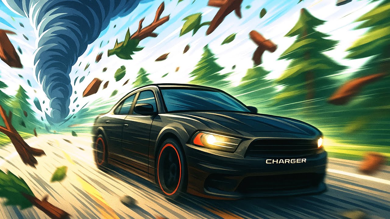 We Became TORNADOS and Hunted Each Other in BeamNG Drive!
