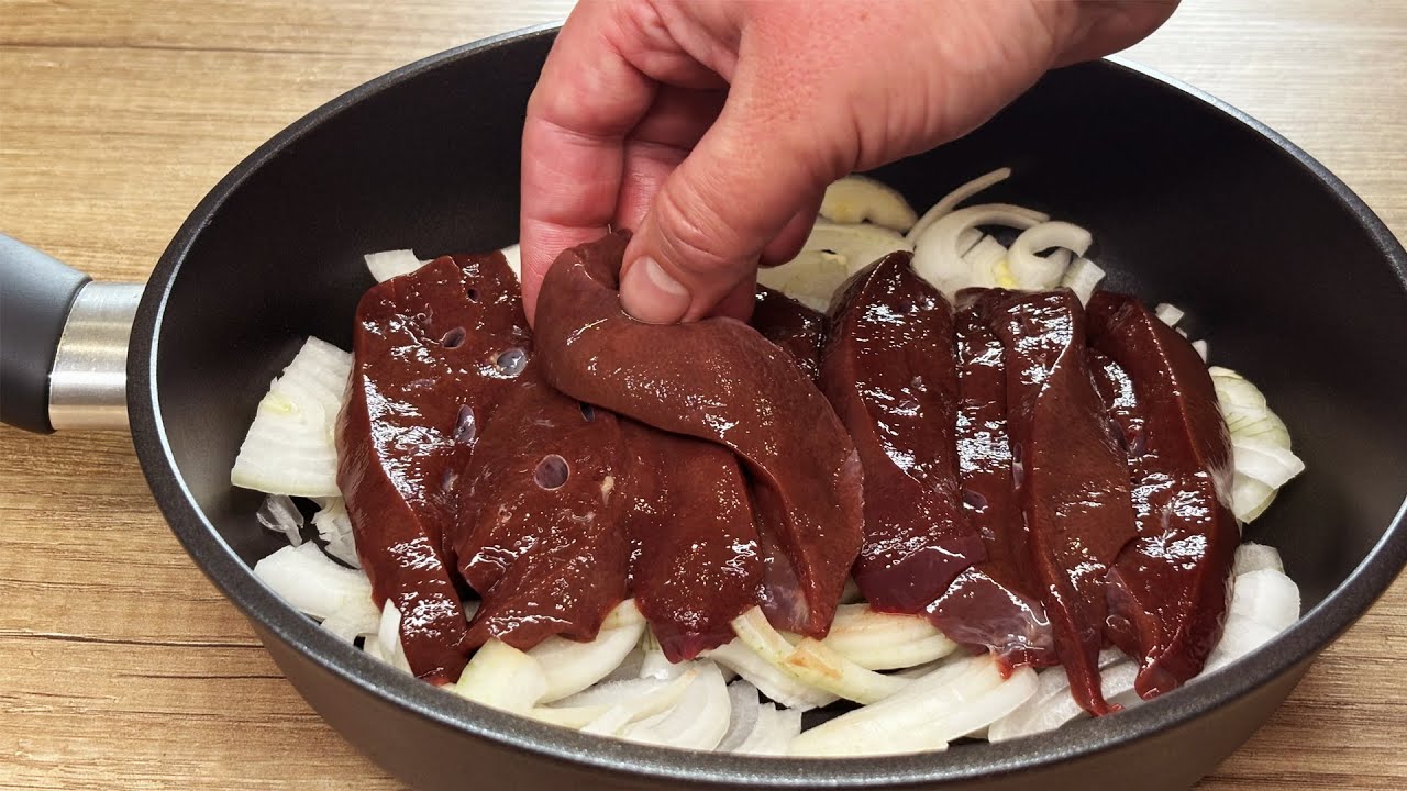😋 Dieses unglaubliche Leberrezept war jahrelang ein großes Geheimnis! Die köstlichste Leber! 😋
