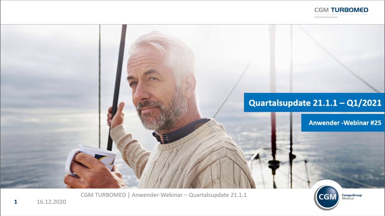 ONLINE-SEMINAR: CGM TURBOMED Update 21.1.1